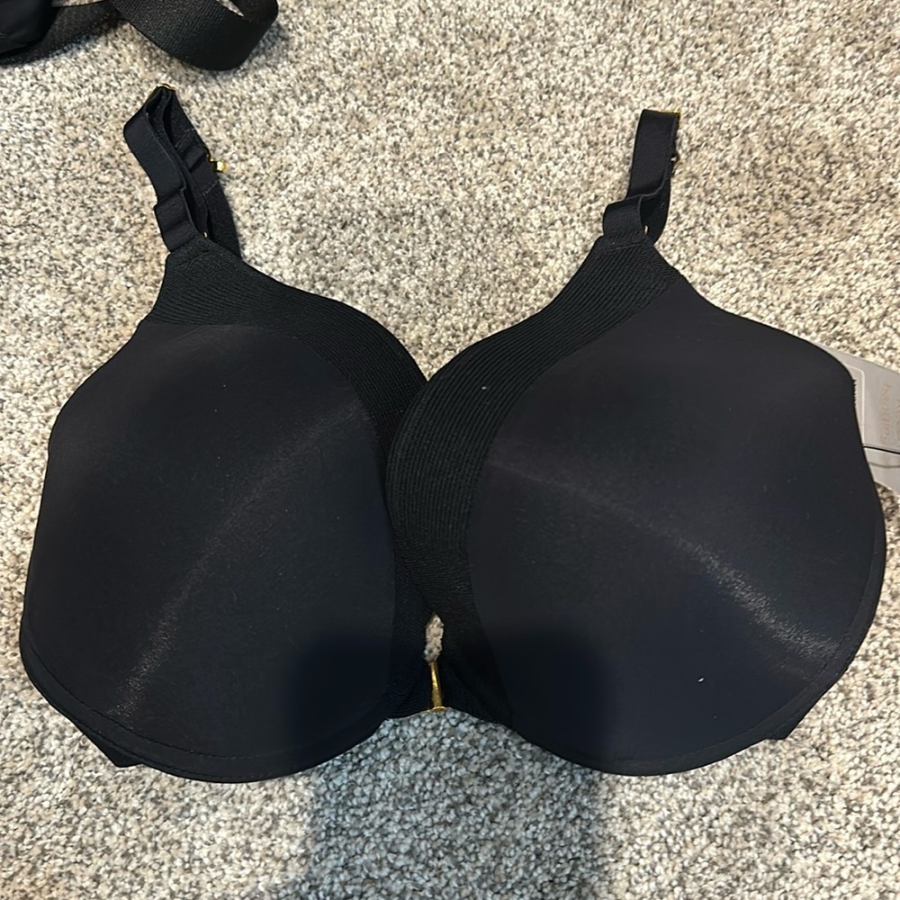 Lively front close bra size 34ddd black nwt